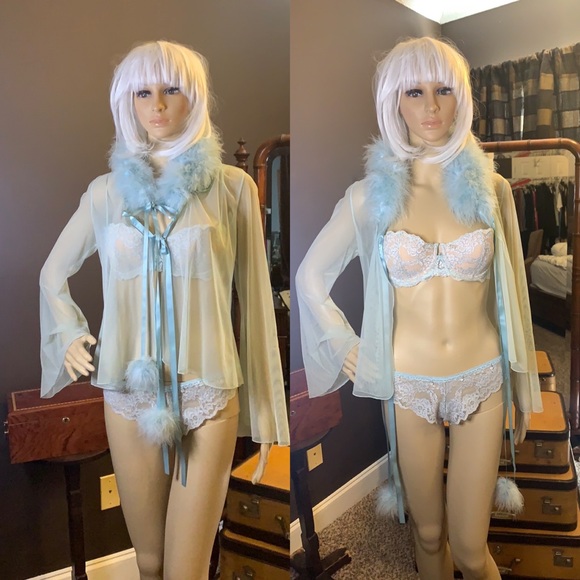 Victoria's Secret Other - VINTAGE "RARE" CHANTEL THOMASS FOR VICTORIA'S SECRET 3 PIECE LINGERIE SET